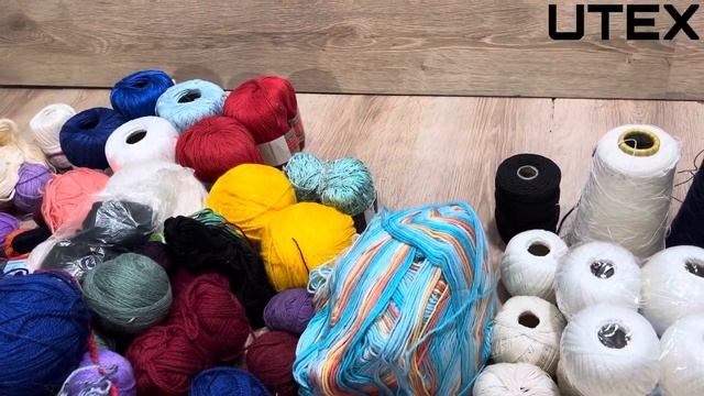 Нитки, Пряжа. 6,5 €/кг (17,7 кг) #891 UTEX Секонд Хенд Оптом смотреть онлайн