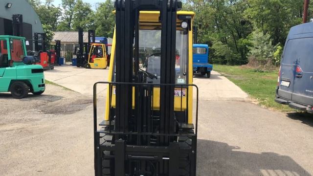 Hyster gázos targonca vezetőfülkés смотреть онлайн