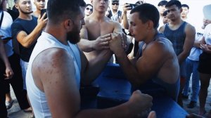 Ustinov Danil Arm Wrestling at Beach Championship