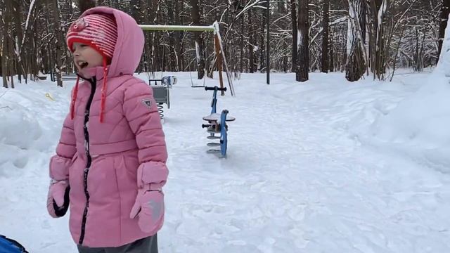 Гуляем в парке Раздолье 23.01.2022