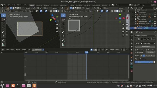 Adding Camera to Follow Spidey 6 смотреть онлайн
