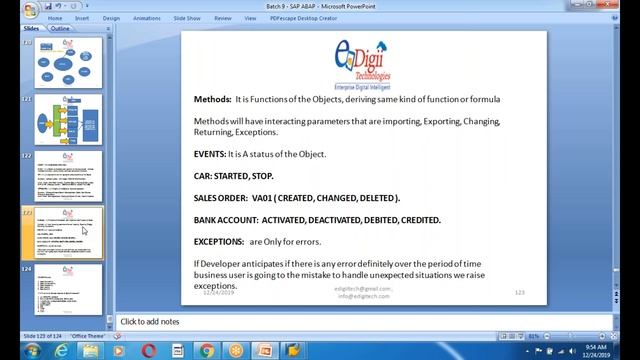 1. B. SAP ABAP - OOABAP Introduction - смотреть онлайн
