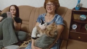 Пришли в гости.Сидим,смеёмся и общаемся.