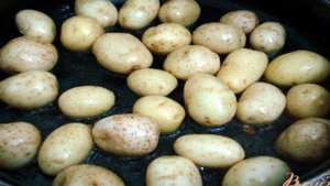 Молодой жареный картофель