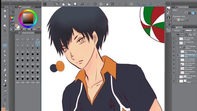 [Speedpaint] Setter & Power Forward | Kageyama and Kagami Fanart смотреть онлайн
