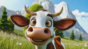 Коровы - детский футаж