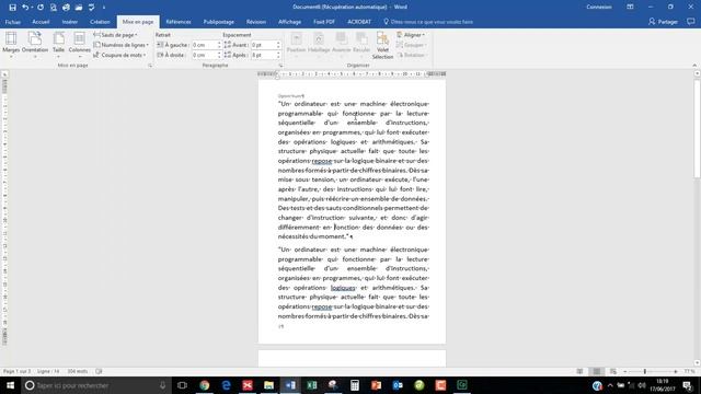 Logiciel Word : Comment changer la taille de votre page ?