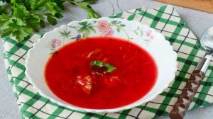 Борщ с маринованной капустой