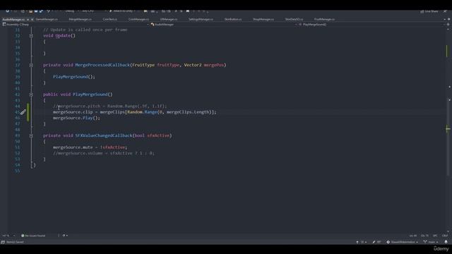 1. Adding Multiple Merge Sounds