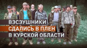 «Приняли хорошо»: украинские боевики сдались в Курской области