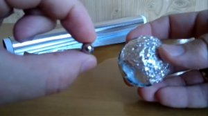 💡 КАК СДЕЛАТЬ ШАР ИЗ ФОЛЬГИ   Make a Polished Aluminium Ball  槌出拋光鋁箔紙球