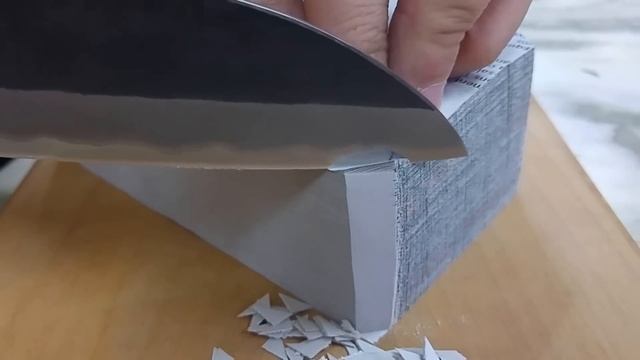 Kurosaki AS 210mm Gyuto Cutting Demo смотреть онлайн