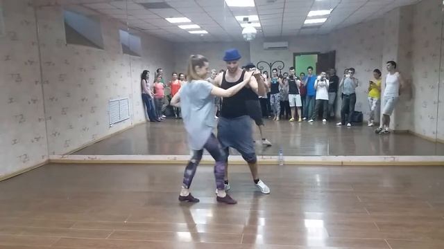 Сальса урок Олега Соколова в Mambotime. Средний уровень.