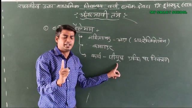 अन्तः स्त्रावी तंत्र || हाइपोथैलेमस एवं पीयूष ग्रंथि || Science with Rawal sir || My smart school смотреть онлайн