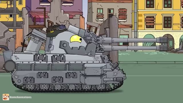 HomeAnimations - Мультики про танки  Мы должны победить безумного монстра-гибрида. Мультики про танк