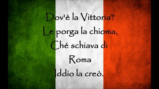 Himno de Italia  Letra Testo