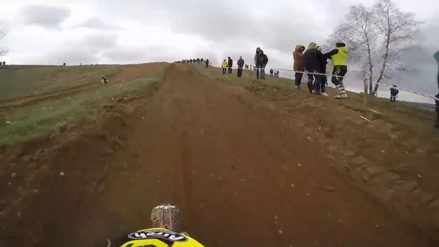 Первый заезд 1-го этапа Первенства РБ 2015 по мотокроссу. Волковыск смотреть онлайн