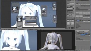 【MMD in Blender】MMD into Blender 3D (Import and compose tutorial)