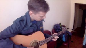Гитара.Парень хорошо поет(Северный Ветер)
