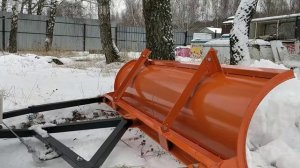 Отвал для снега на Haval  люксовый внедорожник - выглядит и работает отлично!