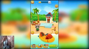 Вовчик играет в Аквабайк Тома 2