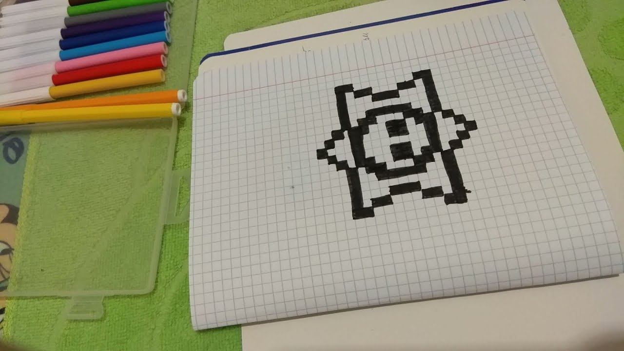BRAWL STARS РИСУНКИ ПО КЛЕТКАМ