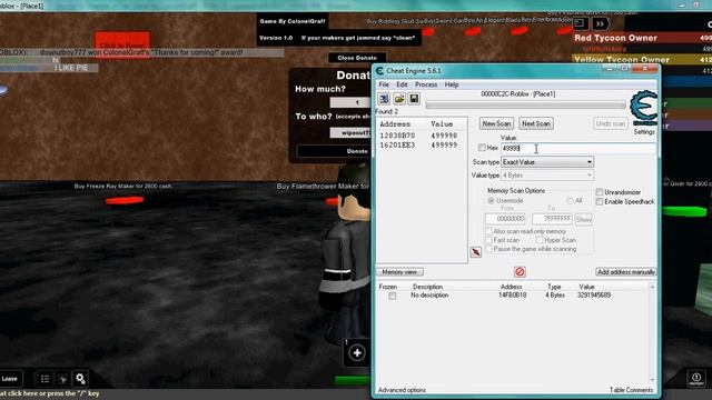 Tutorial on how to Money Hack with Cheat Engine's
