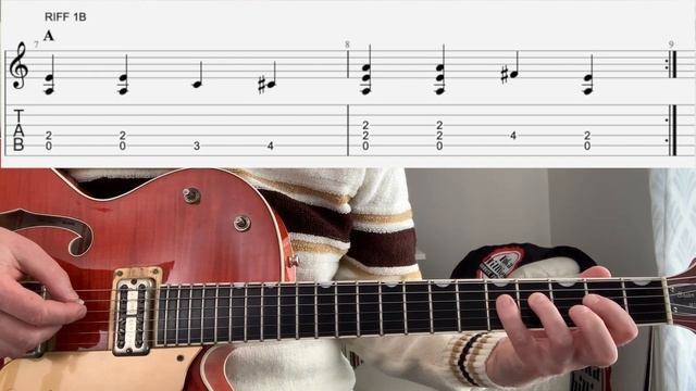 Beginners Rockabilly TABS and GUITAR LESSON 2 - ROCKING THE SHUFFLE RIFF! смотреть онлайн