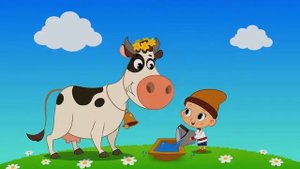 Привет Малыш! Про коровку!