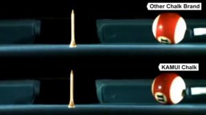 Мел для бильярда Kamui. Удар с боковым вращением шара