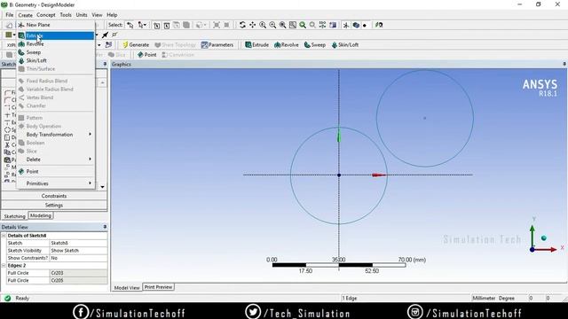 Modify Tools 2.0 | Lesson 5 | Ansys Design Modeler Tutorial | Tamil