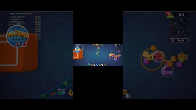 WormsZone.io❤️ big snake video 😍 magic gameplay saamp wala game video 😲😲 Slither snake video 289 смотреть онлайн