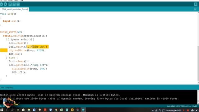 Blynk IOT EP.18 #สอนทำโปรเจค ควบคุมการทำงานปั๊มน้ำด้วยมือถือ เเสดงสถานะ Smart Farm DIY #wasanshow смотреть онлайн