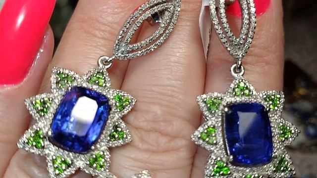 Люкс Кианиты 🌊👑💙Королевский Синий Кобальт 💙👑💙Бездна Удовольствия от Красивых Камней 👑 смотреть онлайн