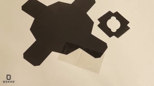 Regular Cupcake Boxes with Clear Slide Cover - Black Designer Range from BOXXD.COM