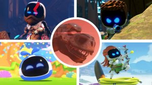 《Astro bot - все камео-уровни и боссы + мини боссы》
