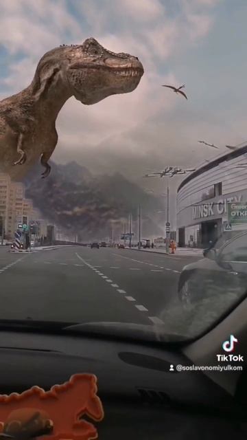 Тиранозавр - переросток! #тиранозавр #динозавры #юрскийпериод #прикол смотреть онлайн