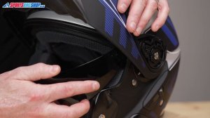 How to change a Shoei Neotec 2 & 3 visor and sun visor - Sportsbikeshop