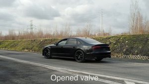 Audi S8 D4 4.0 TFSI V8 | Turbo-Back exhaust with valves and sport catalyst euro 5 | BAQ Exhaust