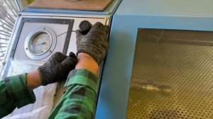 Гидроиспытания американки стальной серии Ямал на Ру-750