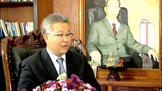 20120107-08 - Oknha Dr. Mengly J. Quach's Interview by Bayon TV on Economy and Businessman