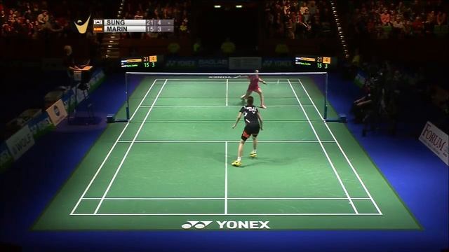 Sung Ji Hyun vs Carolina Marin | WS F Match 2 - Yonex German Open 2015
