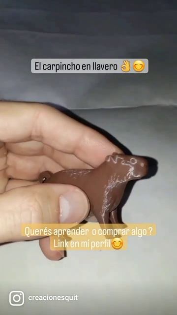 El carpincho llavero, quieres aprender ? Link en mí perfil, quieres comprar algo ? sígueme 🥺