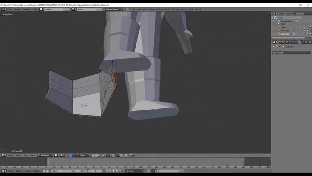 Low Poly Hexblade Character Model | Blender 2019 for Beginners | TheNiceOne 3D смотреть онлайн