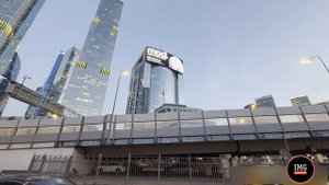 Реклама на медиафасаде в Москве, Тестовская улица, д.8 , 10 МОСКВА-СИТИ, БЦ «СЕВЕРНАЯ БАШНЯ»