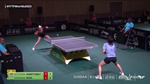 Suthasini Sawettabut vs Georgina Pota | WS R64 | 2023 ITTF World Table Tennis Championships Finals
