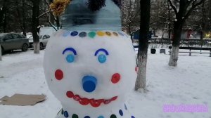 СНЕГОВИК.УНИКАЛЬНЫЙ. ТОЛЬЯТТИ-YOUTUBE
