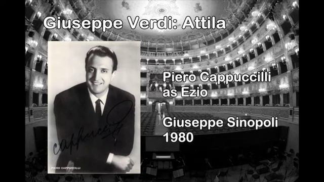 Piero Cappuccilli as Ezio "Dagli immortali vertici...È gettata la mia sorte" Attila, G. Verdi смотреть онлайн