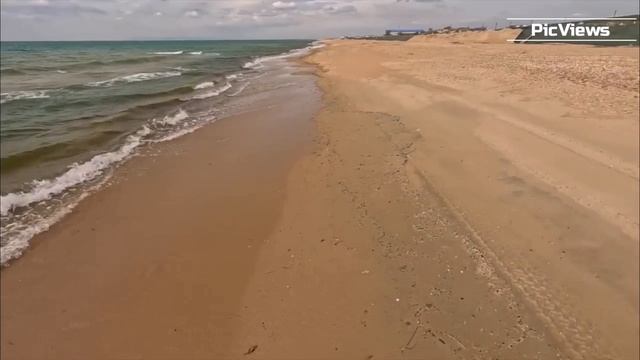 Анапа МАЗУТ ЕСТЬ. Пляжи Благовещенская сегодня 18 апреля 2025. Погода и море в Анапе сейчас