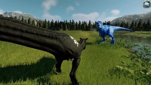 Jurassic World Evolution 2 Skin Mod T-Rex Colors Pack vs Iron Fist Nasutoceratop vs Giganotosaurus